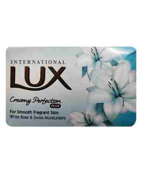 Lux International Creamy Perfection Plus Soap -White Rose Swiss Moisturisers 75 gm 